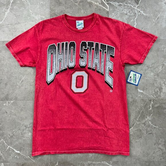 47 Brand Ohio State Graphic Tee Mens Medium Vintage Tubular Buckeyes Dead Stock - Picture 1 of 11